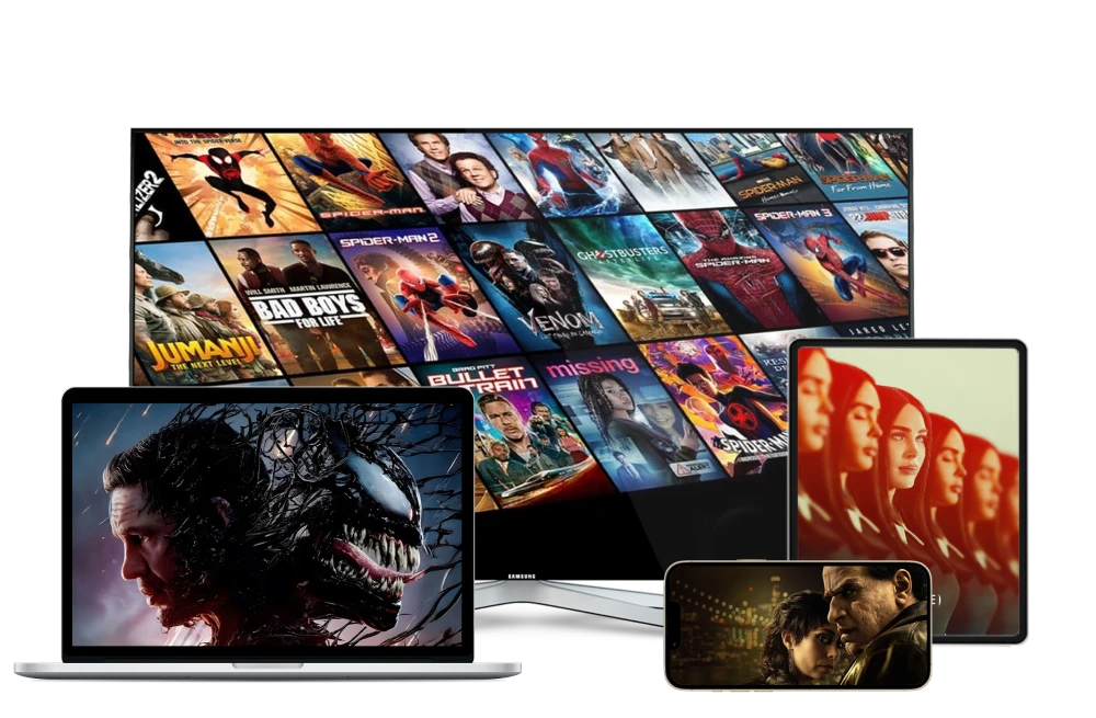 Mockup Top Streaming em diversos dispositivos